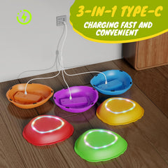 Scvcid balance stones show vibrant colors for engaging indoor outdoor play.