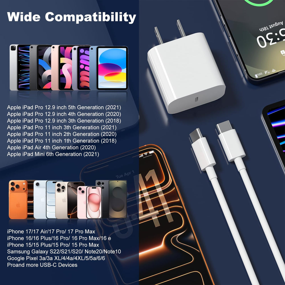 SDYXZ compatible with iPhone, iPad, MacBook and USB-C devices.
