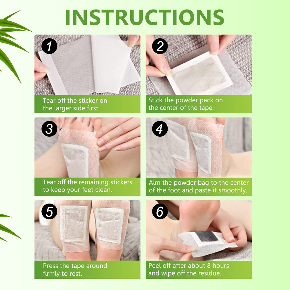 Sea-Maid foot pads are easy to apply before bedtime.