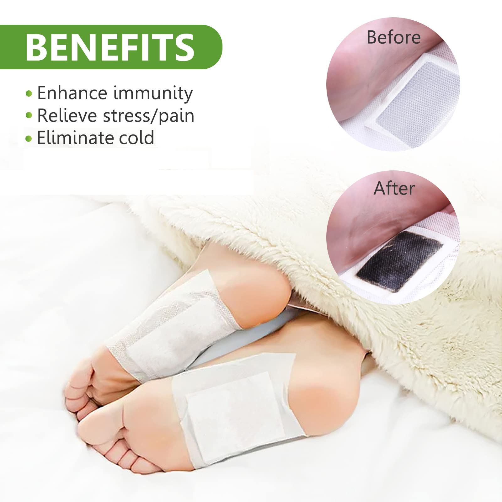 Sea-Maid foot pads designed for overnight use to support rest.