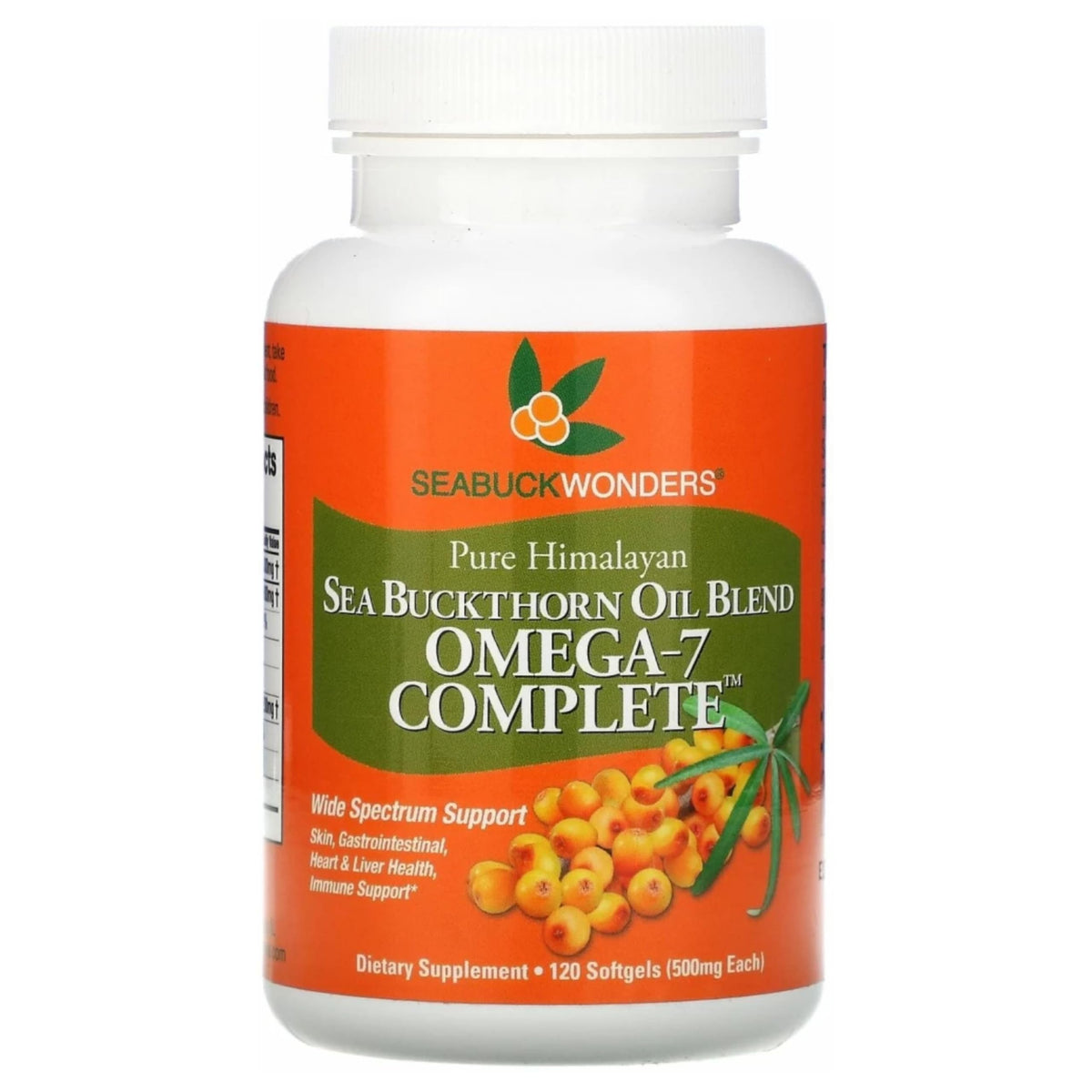 SeabuckWonders sea buckthorn oil bottle for deep hydration and skin support.