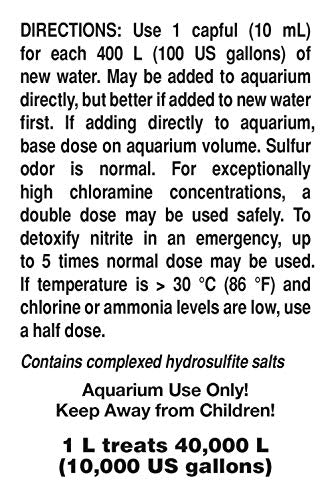 Seachem Prime tank treatment demonstrates easy dosing for new tank setups
