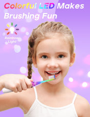 SEAGO Kids replacement brush heads with soft bristles protect enamel