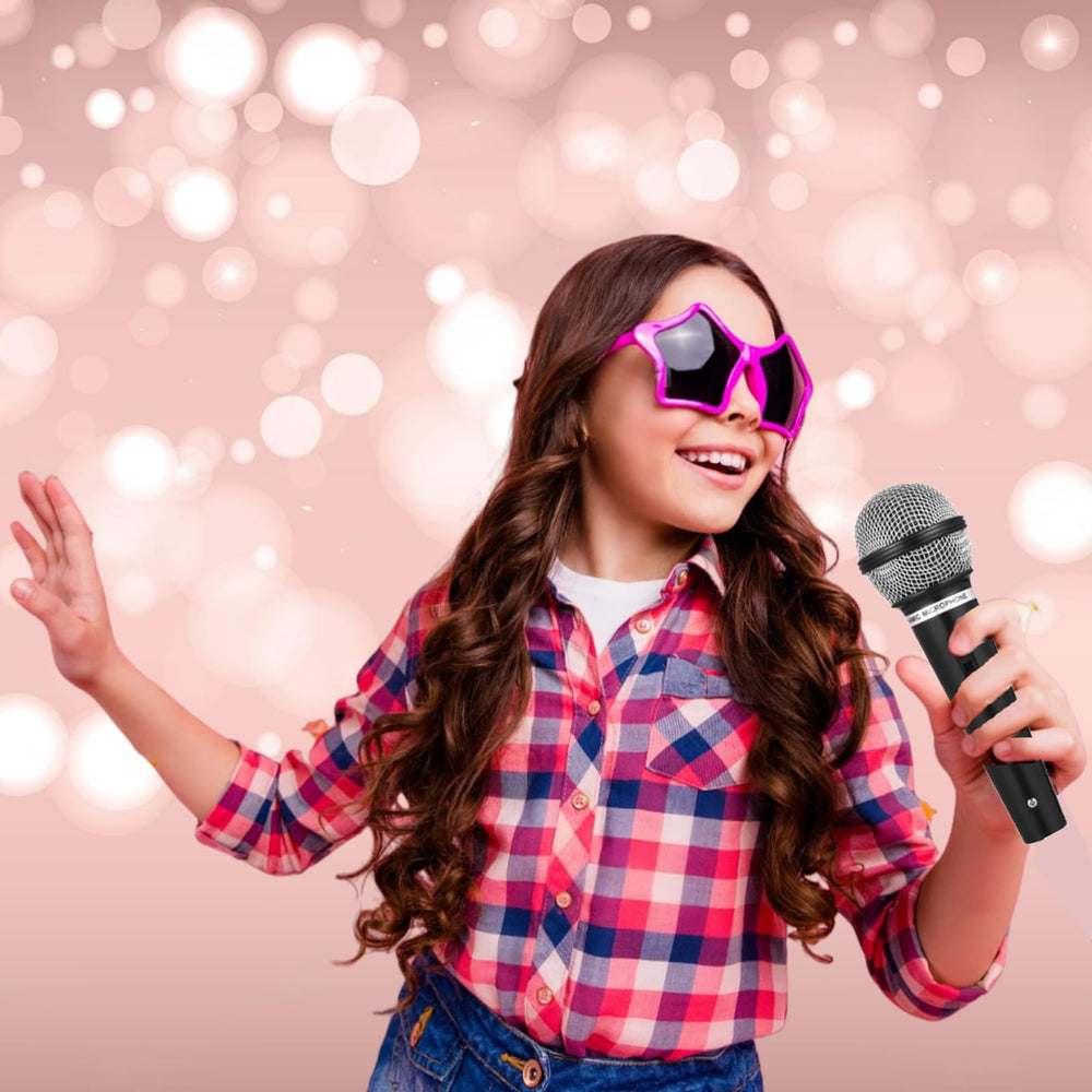 Sealhuan microphone toy, black accessory for Halloween and Christmas dress-up.