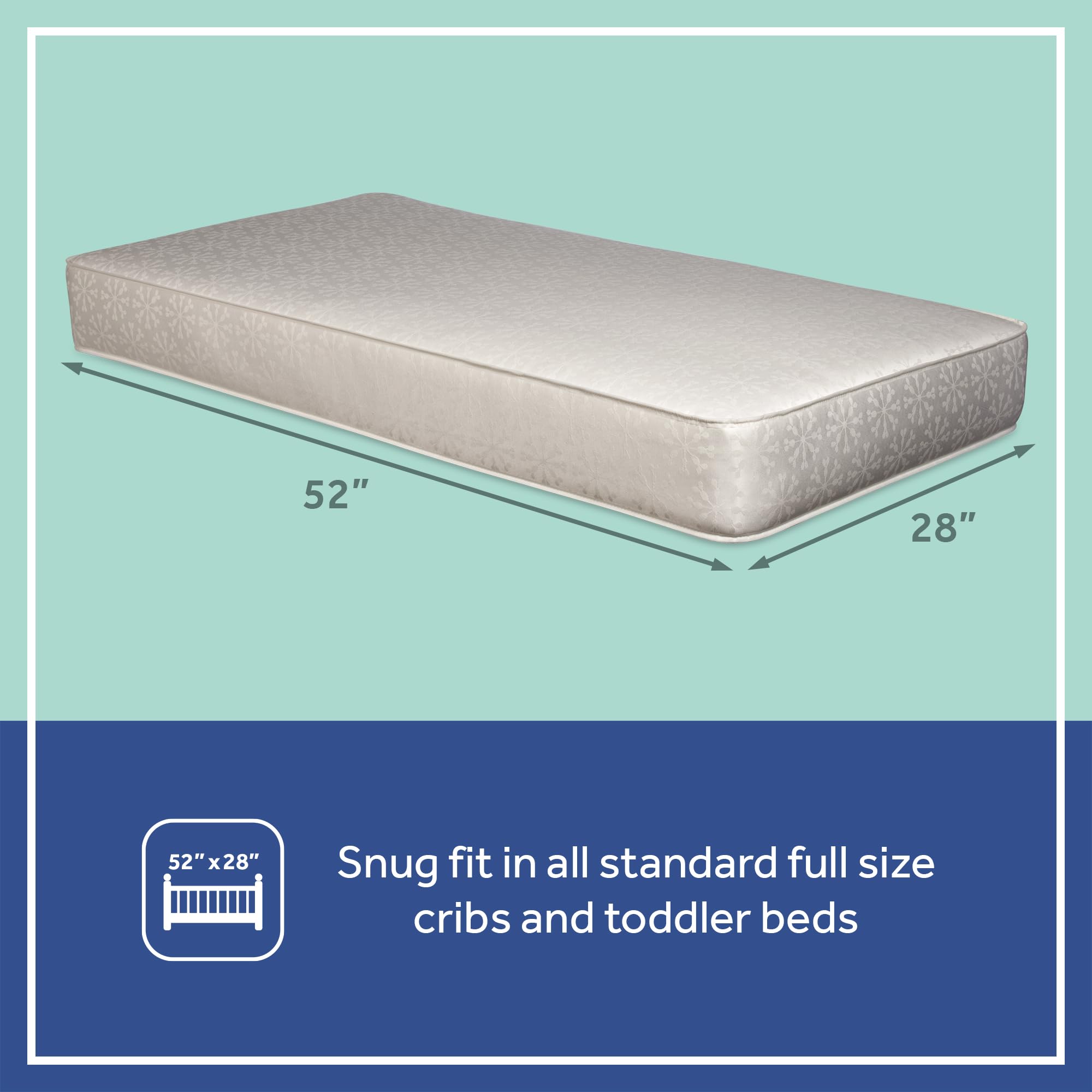 Sealy Baby FlexCool airflow pocket enhances ventilation