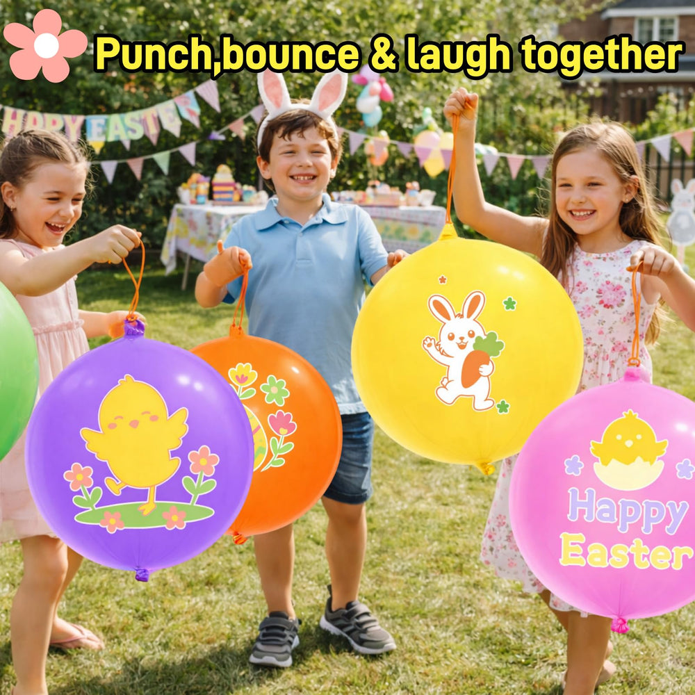 Sean's Choice Easter punch balloon chick design ideal for outdoor celebrations and movement