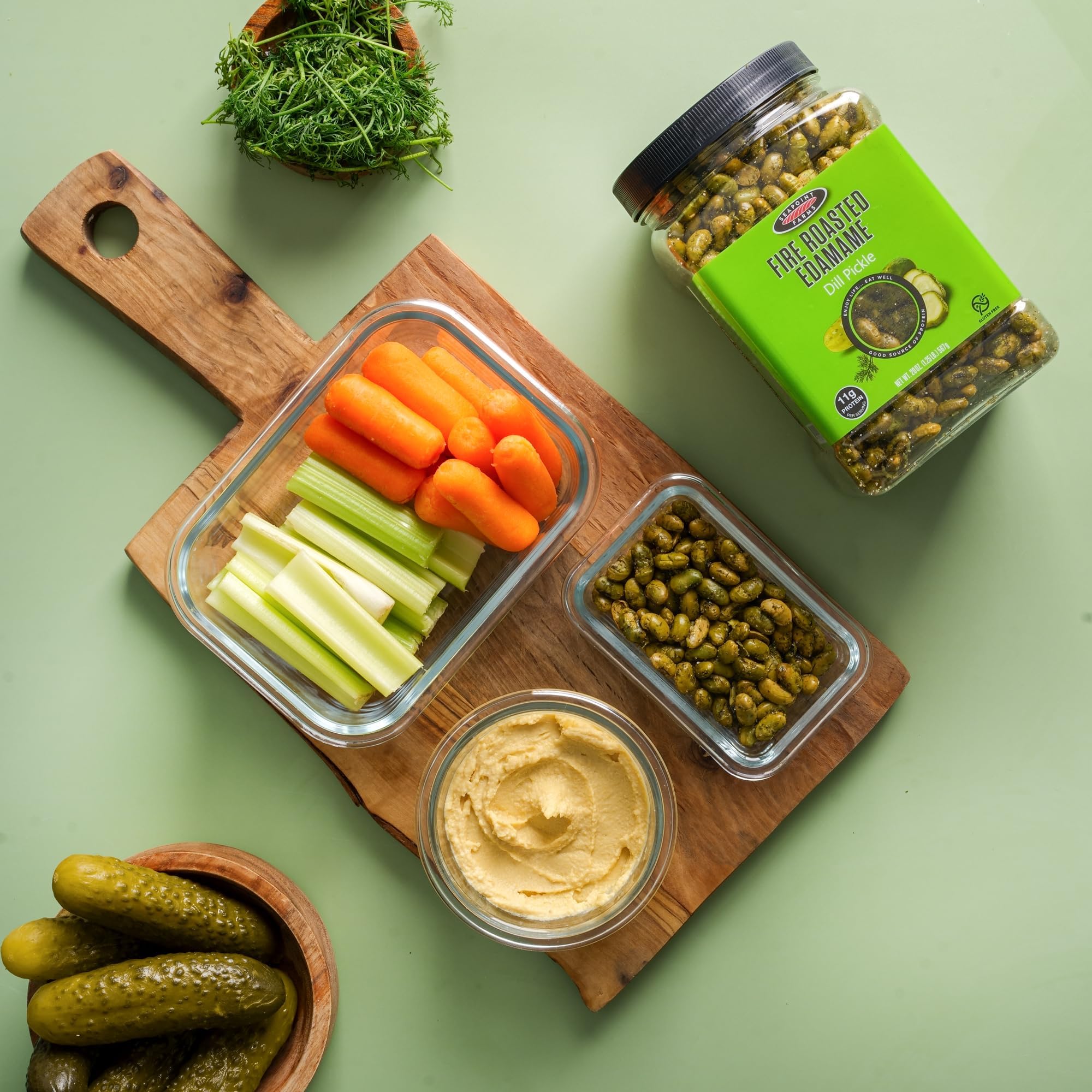 Seapoint Farms 20oz jar pack showcases convenient large-size snack