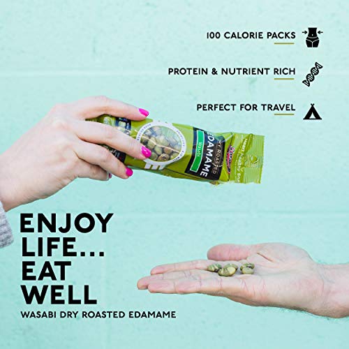 Serving idea: ready-to-eat wasabi edamame after workout