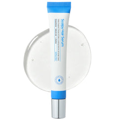 Seapuri Scalpy bottle close-up showing a lightweight scalp serum for quick absorption