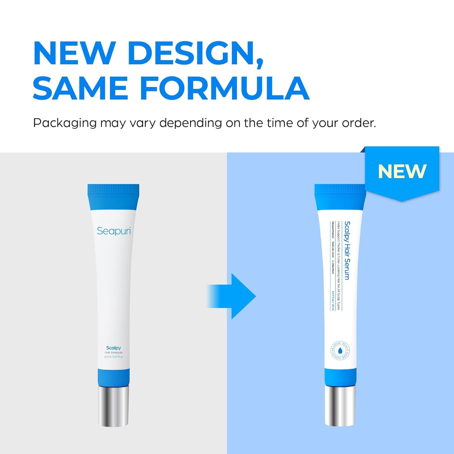 Seapuri Scalpy non-greasy scalp treatment absorbs fast without weighing hair