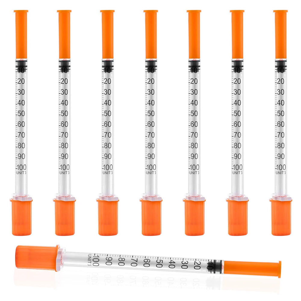 Searvgrh 1ml syringe with cap showing compact precision for small measurements