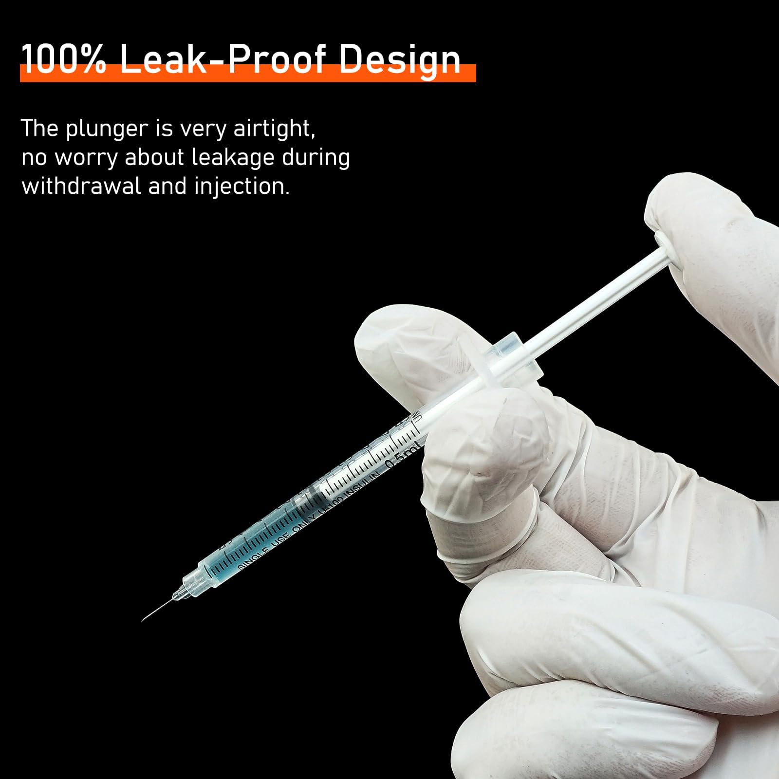 Searvgrh U-100 syringe pack of 100 offers convenient, cost-effective stocking.