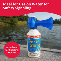 SeaSense Air Horn large one-mile-range signals boats and crowds