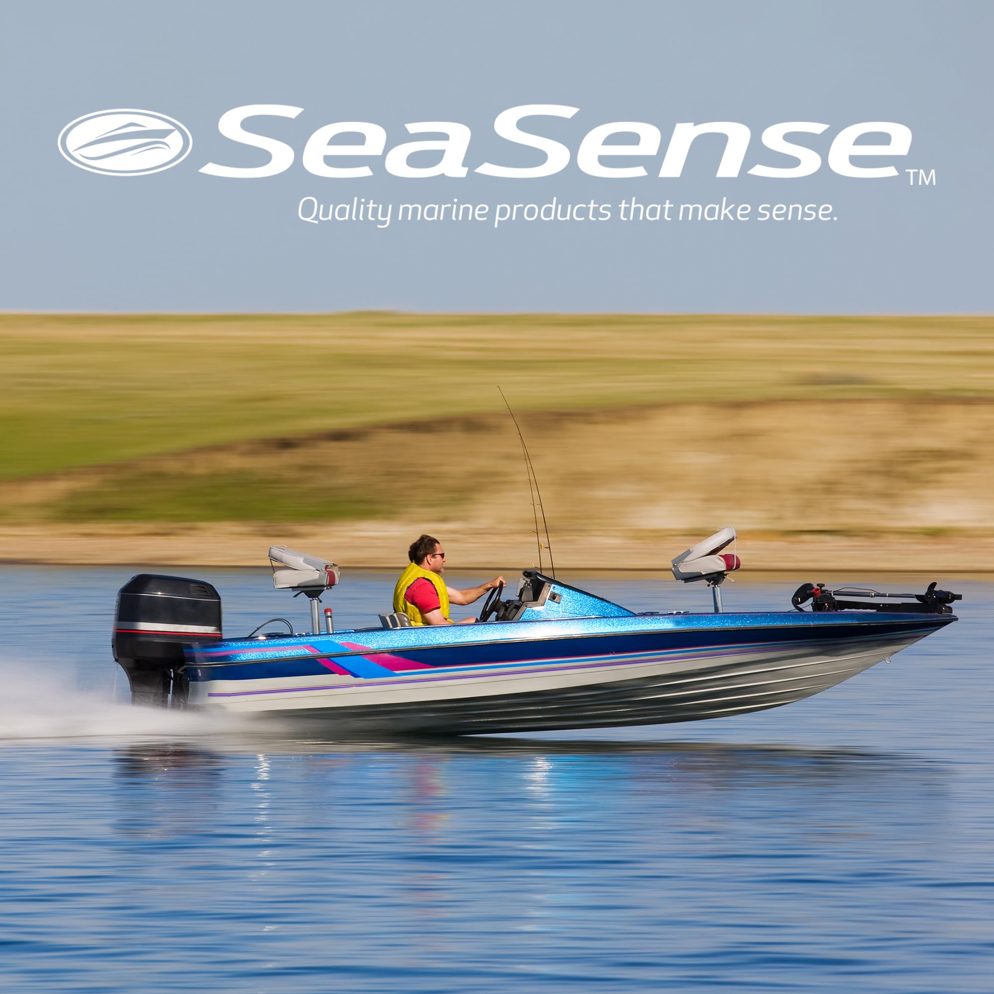 SeaSense Air Horn large packaging highlights practical marine signaling