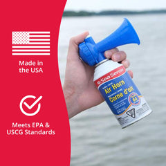 SeaSense Air Horn large USA-made unit complies with EPA & USCG