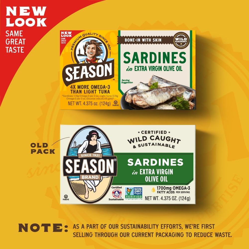 Season Sardines wild-caught label highlights sustainable sourcing