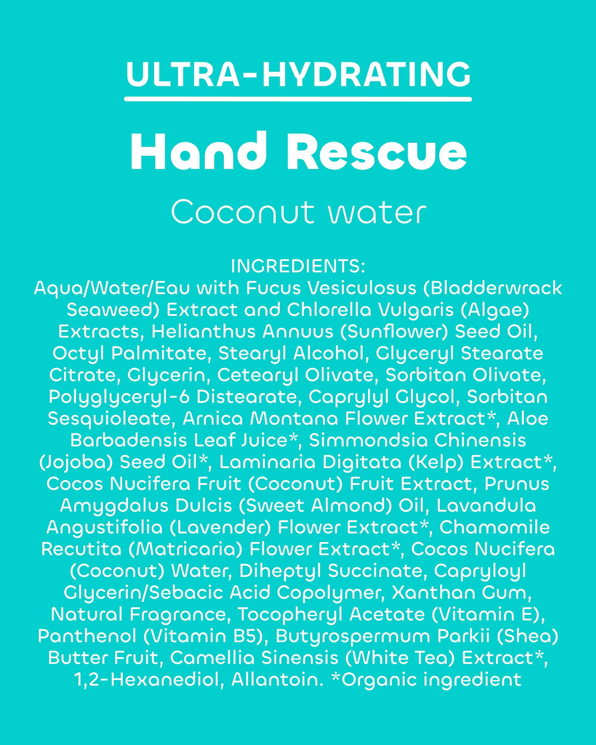 The Seaweed Bath Co. Coconut water scent evokes tropical, refreshing aroma.