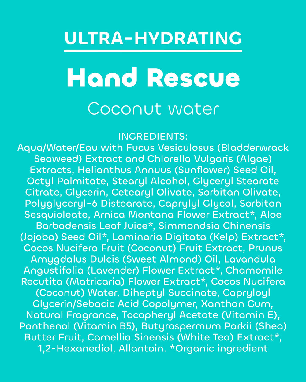 The Seaweed Bath Co. Coconut water scent evokes tropical, refreshing aroma.