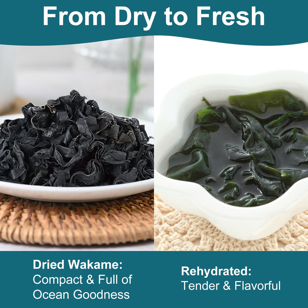 SEAYOFA wakame camping meal ready-to-use sea vegetable