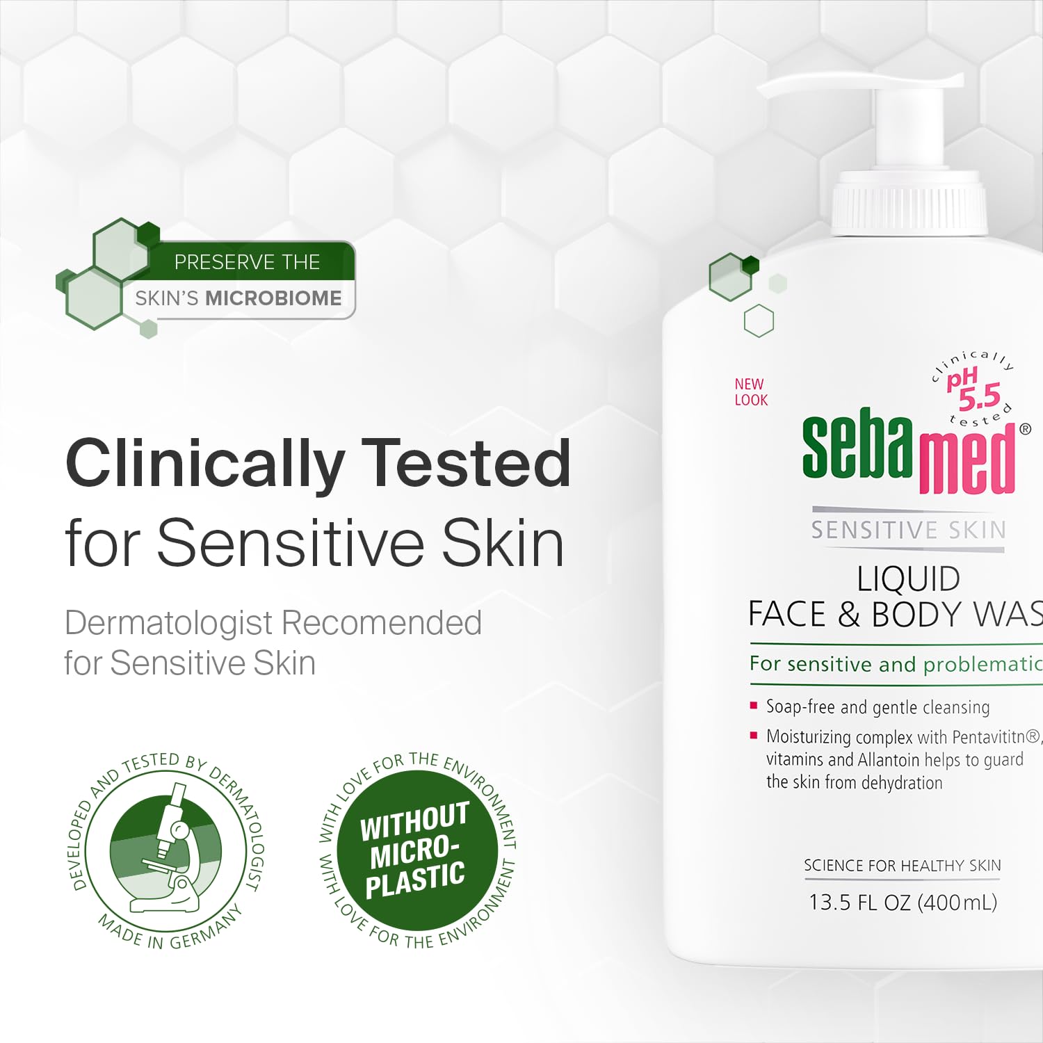 SEBAMED daily bathroom use for easy everyday cleansing.