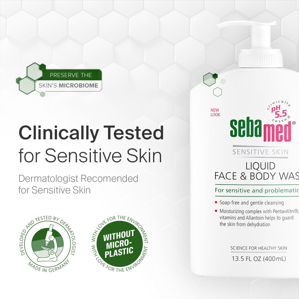 SEBAMED daily bathroom use for easy everyday cleansing.