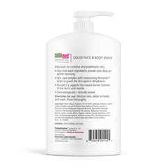 SEBAMED mild hydrating cleanser foam close-up for soft, clean skin.