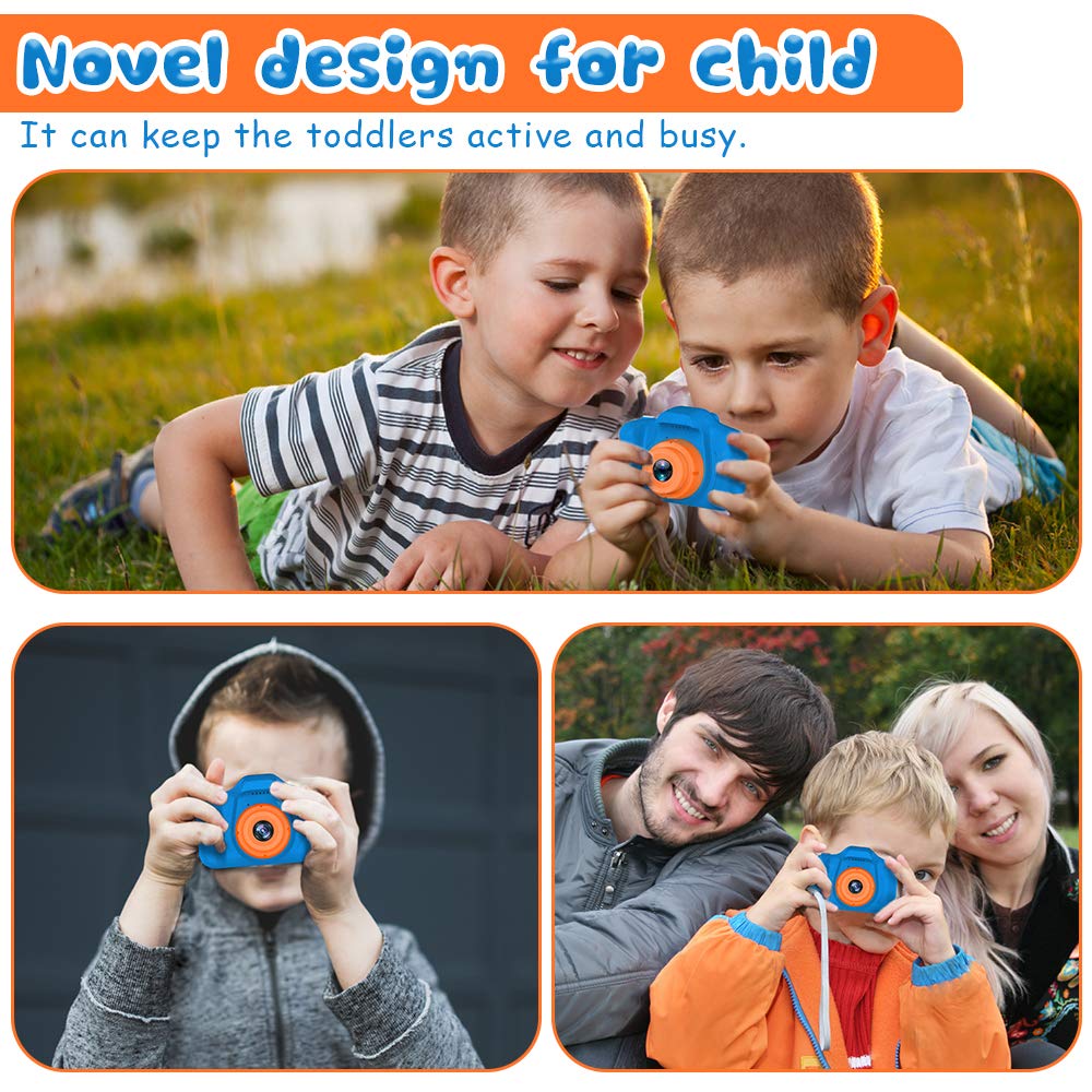 Seckton Upgrade Kids Selfie Camera long battery life supports 1-2 hours of shooting