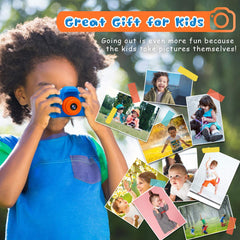 Seckton Upgrade Kids Selfie Camera safe shockproof shell protects little hands