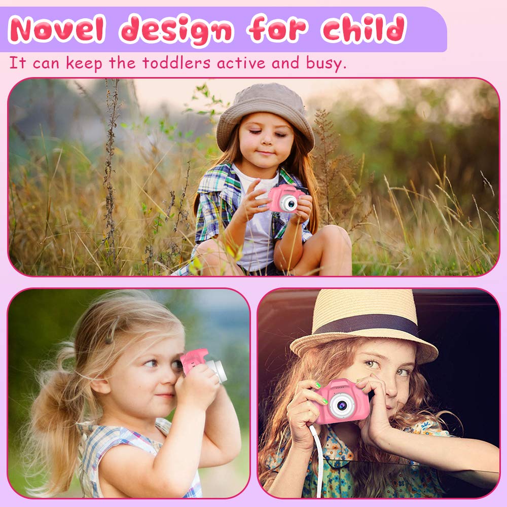 Seckton Upgrade Kids Selfie Camera shockproof shell protects young hands.