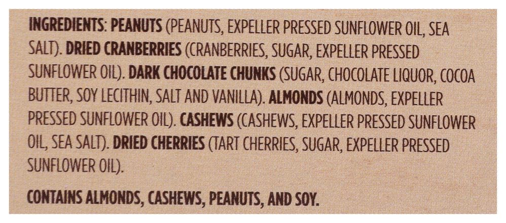 Second Nature Wholesome Medley Trail Mix ingredients closeup with nuts