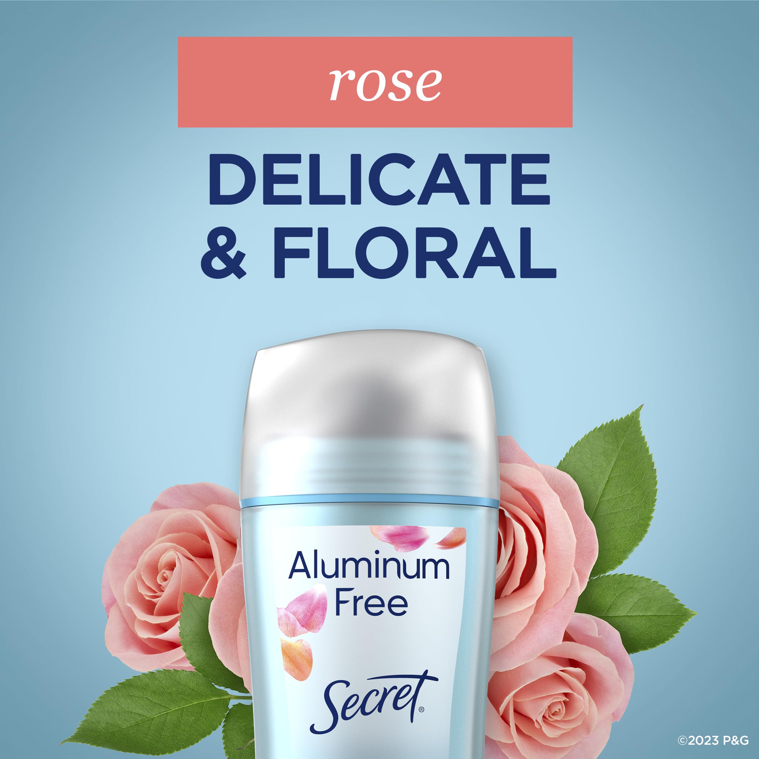 Secret 3-pack packaging offers convenient, ongoing supply.
