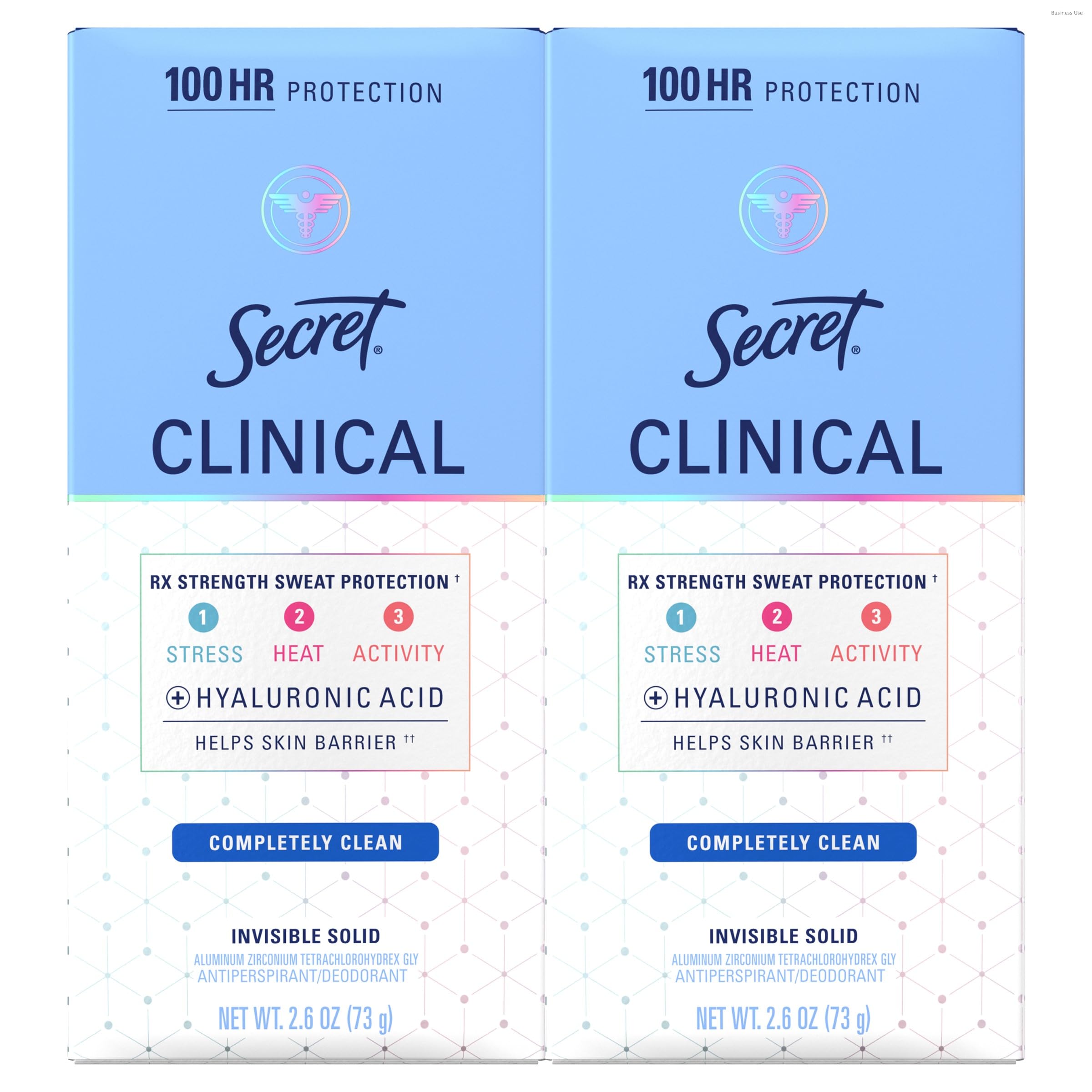 Secret Clinical Strength 2-pack bottle front showing all-day dryness
