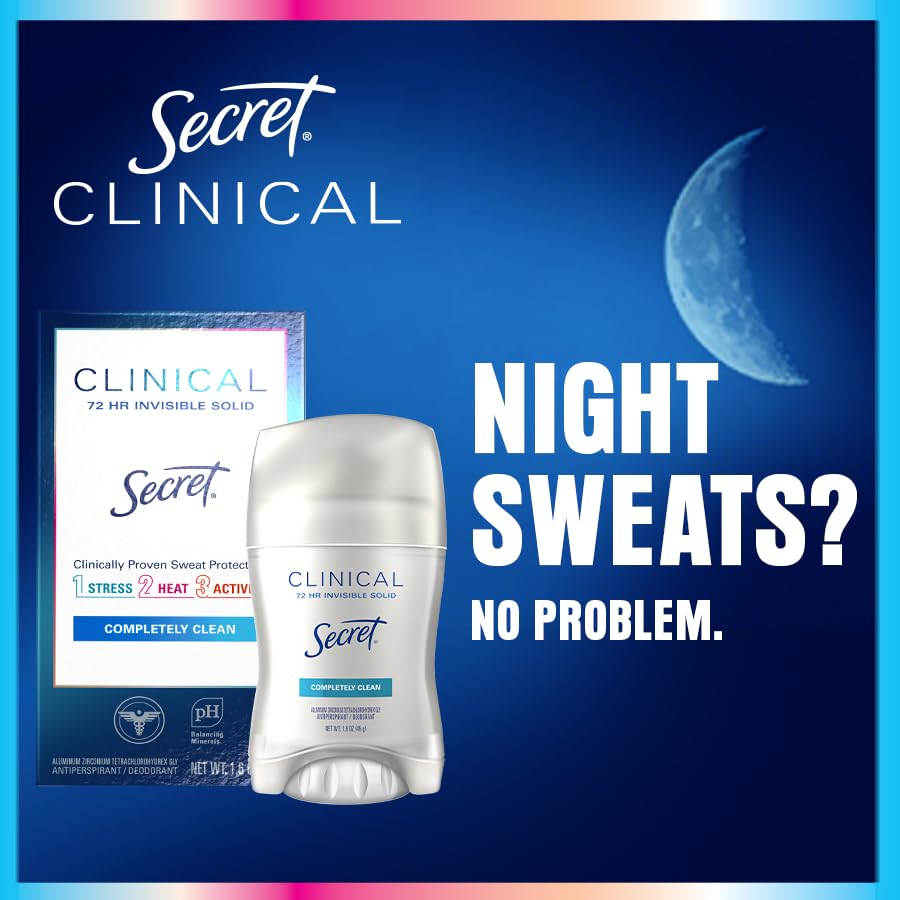 Secret Clinical Strength cruelty-free by PETA badge on product
