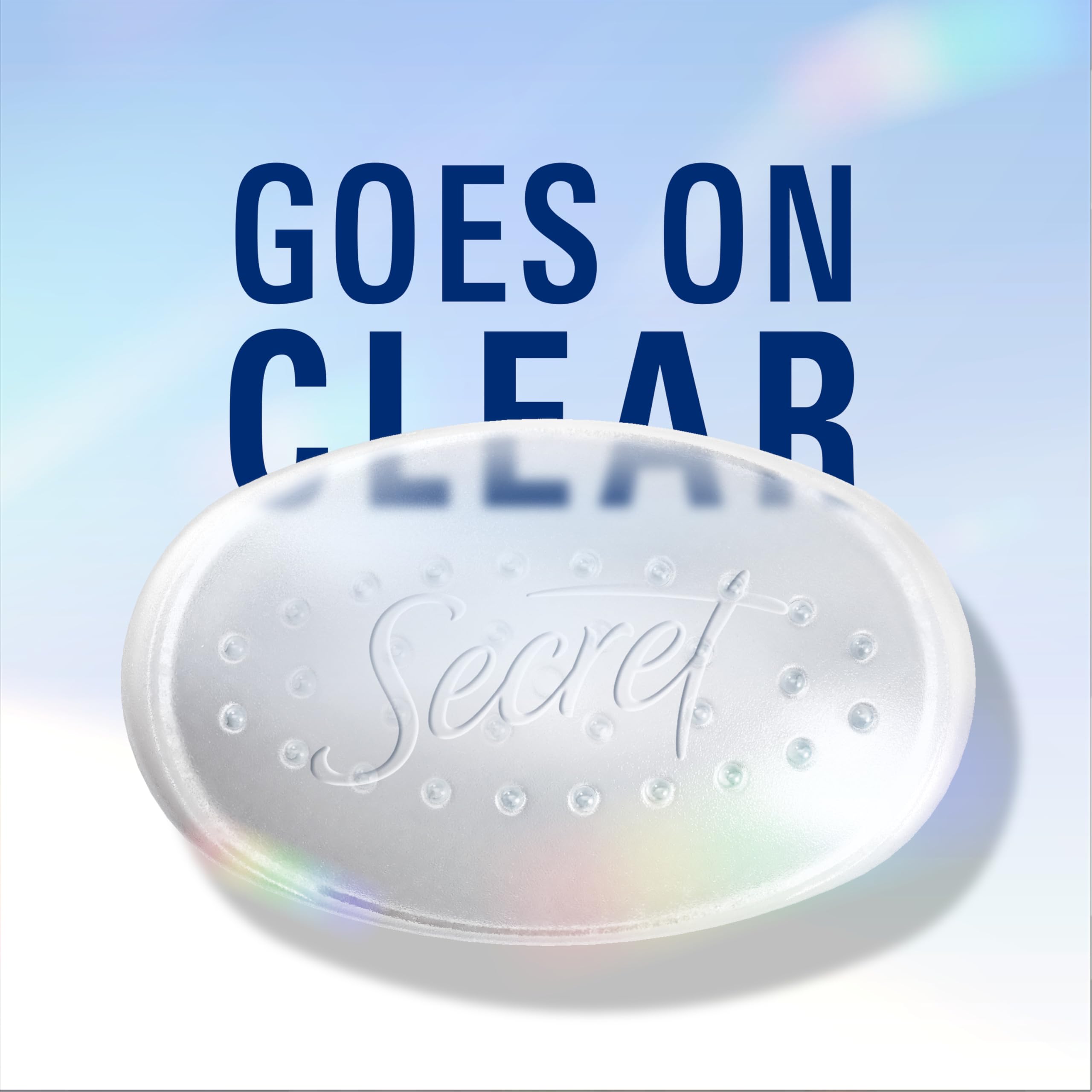 Secret minerals balance formula with skin-friendly pH label