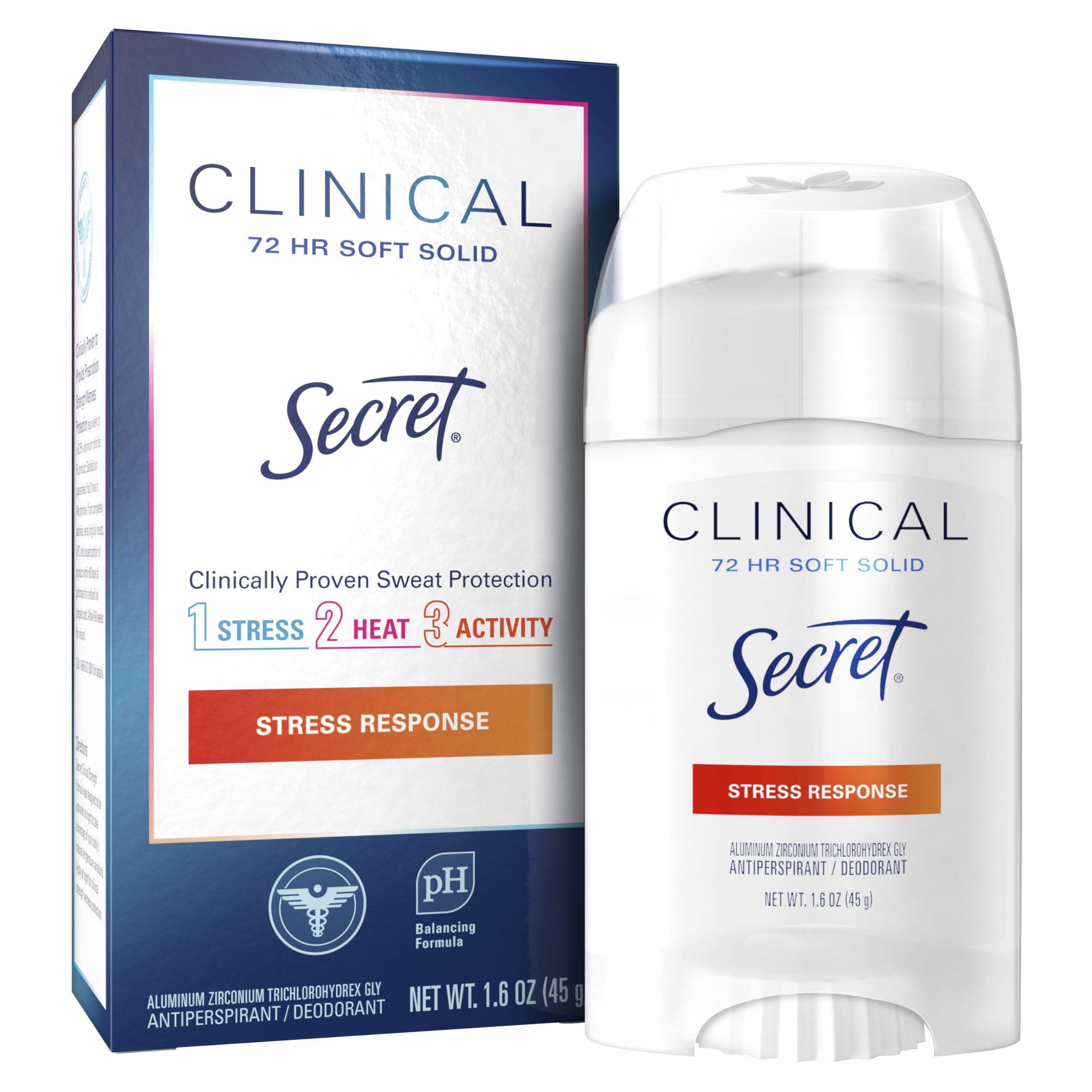 Secret Clinical Strength Soft Solid bottle front showcases all-day protection.