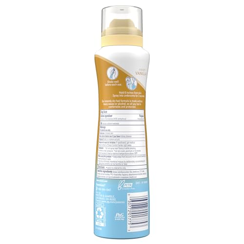 Secret Dry Spray 4.1 oz size ideal for home and travel