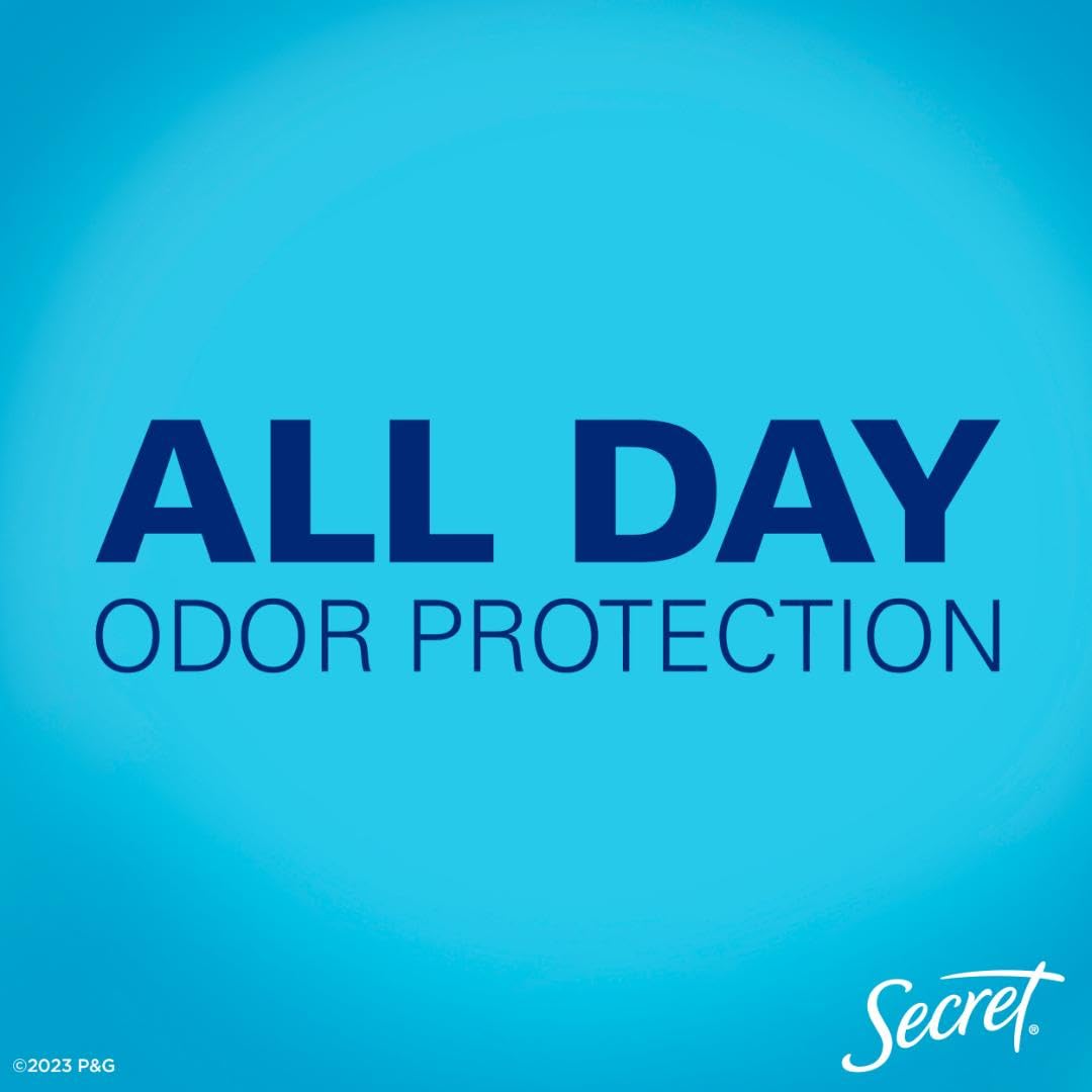 Secret Dry Spray underarm usage illustrates comfortable, skin-friendly protection