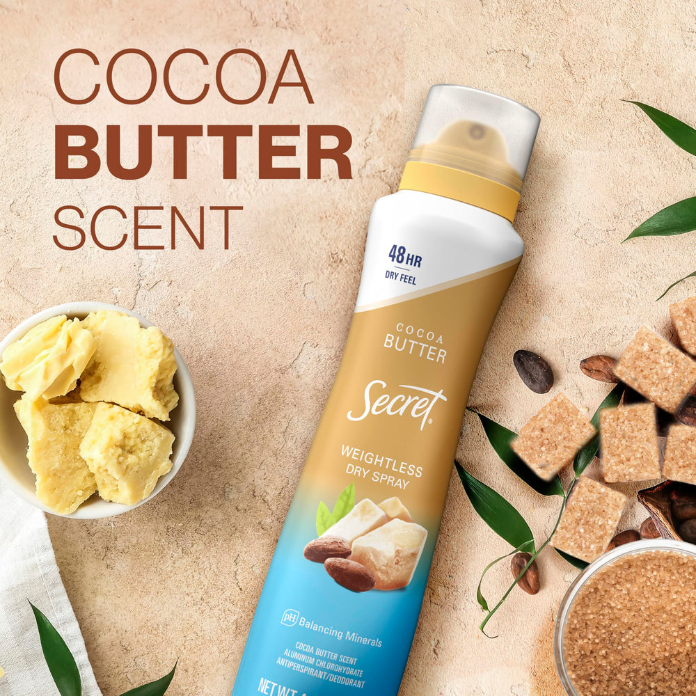Cocoa butter scent adds a soft, comforting fragrance.