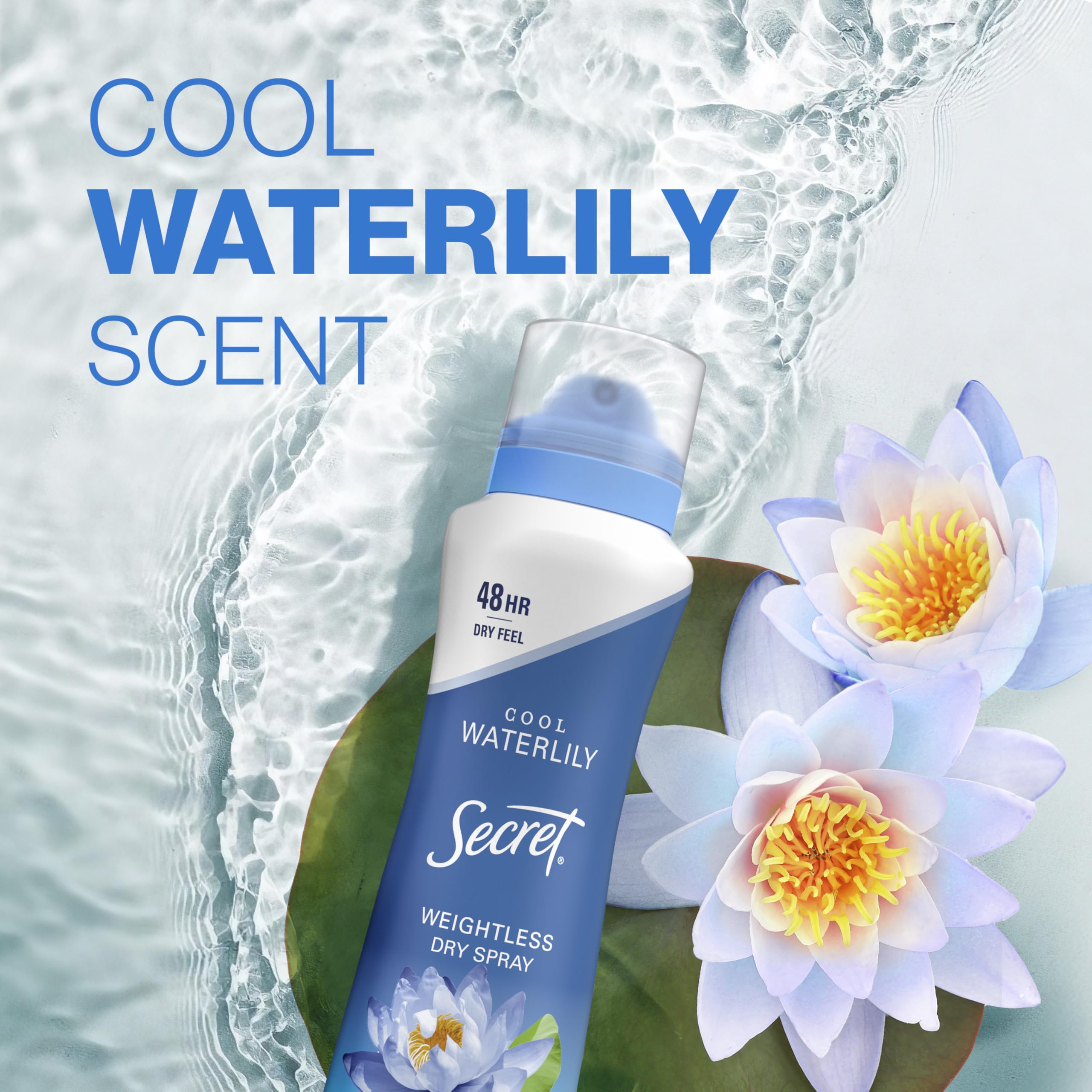 Secret Dry Spray demonstrates 48-hour odor protection in action