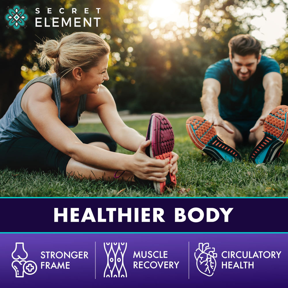 Secret Element 60 chews two-pack communicates value and routine convenience.