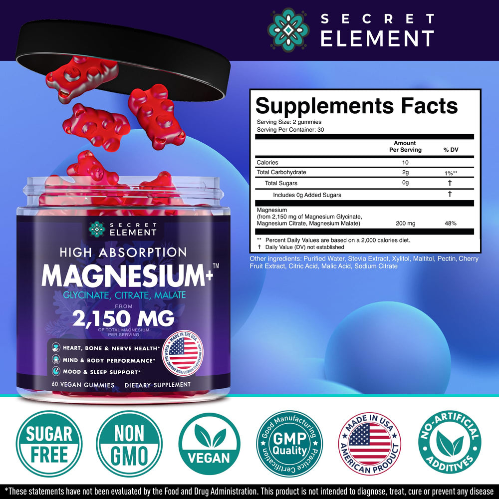 Secret Element third-party testing seal on package ensuring purity and quality.