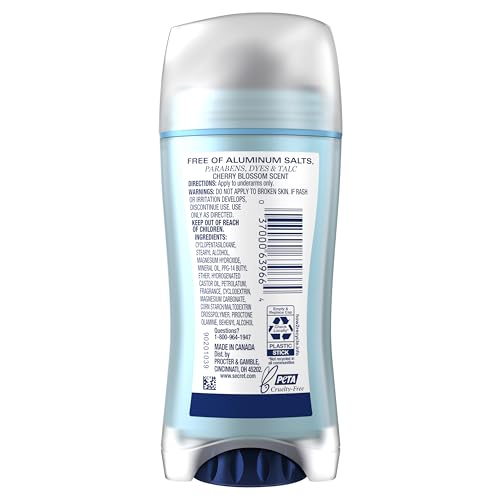Secret embossed label on deodorant stick signaling premium quality