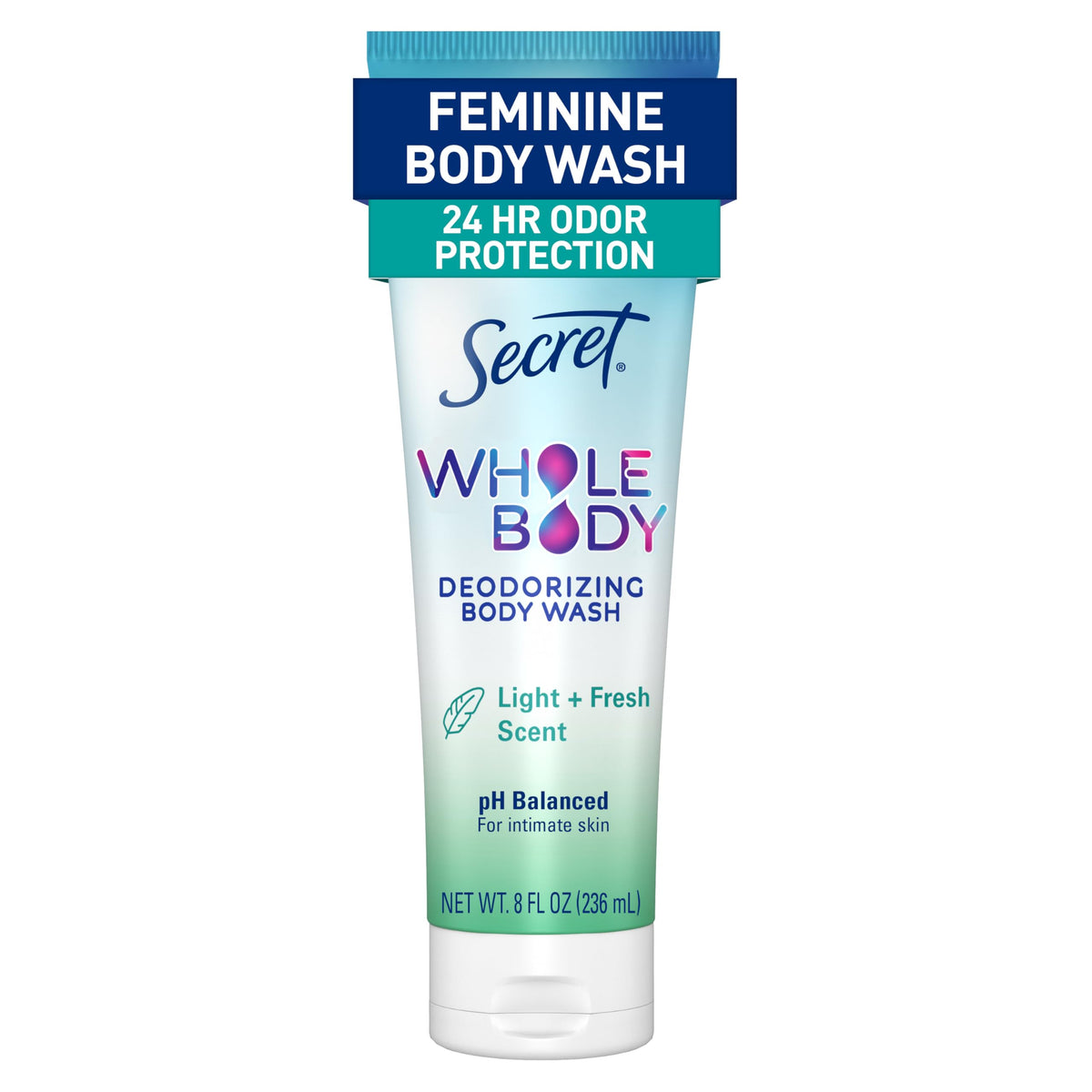 Secret Feminine Wash daily-use bottle delivers a fresh start
