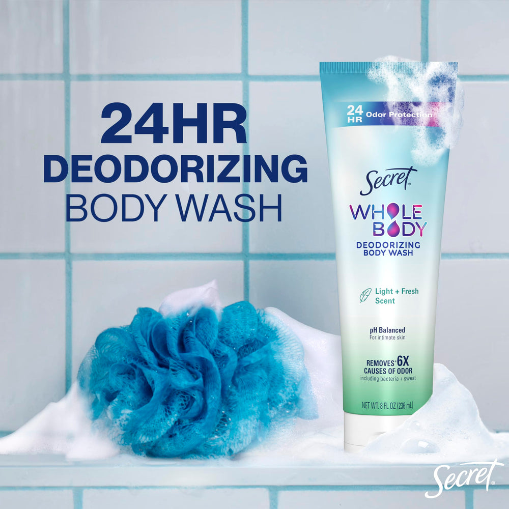 Secret Feminine Wash pH-balanced formula for gentle use
