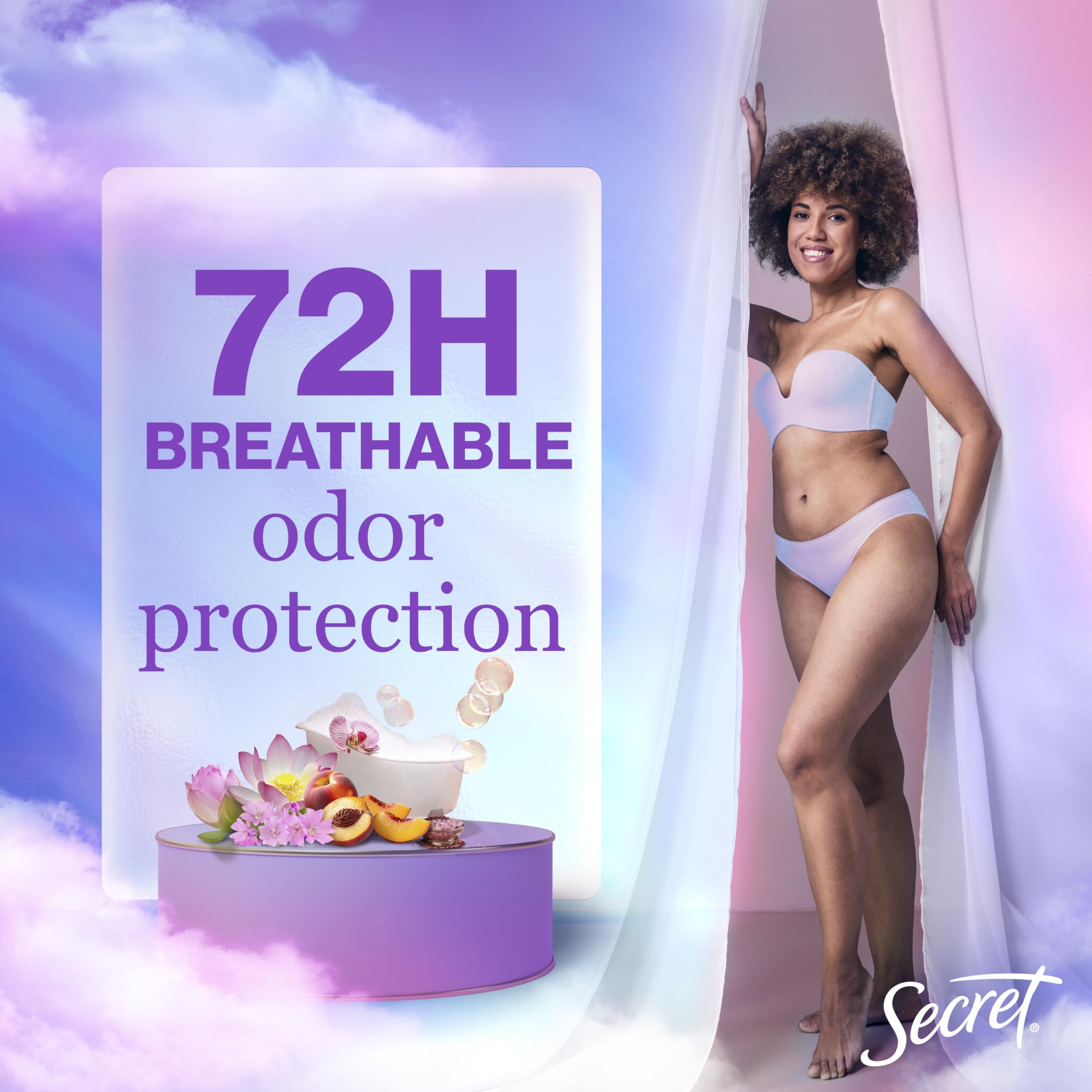 Secret Fresh application swipe demonstrates smooth glide and freshness