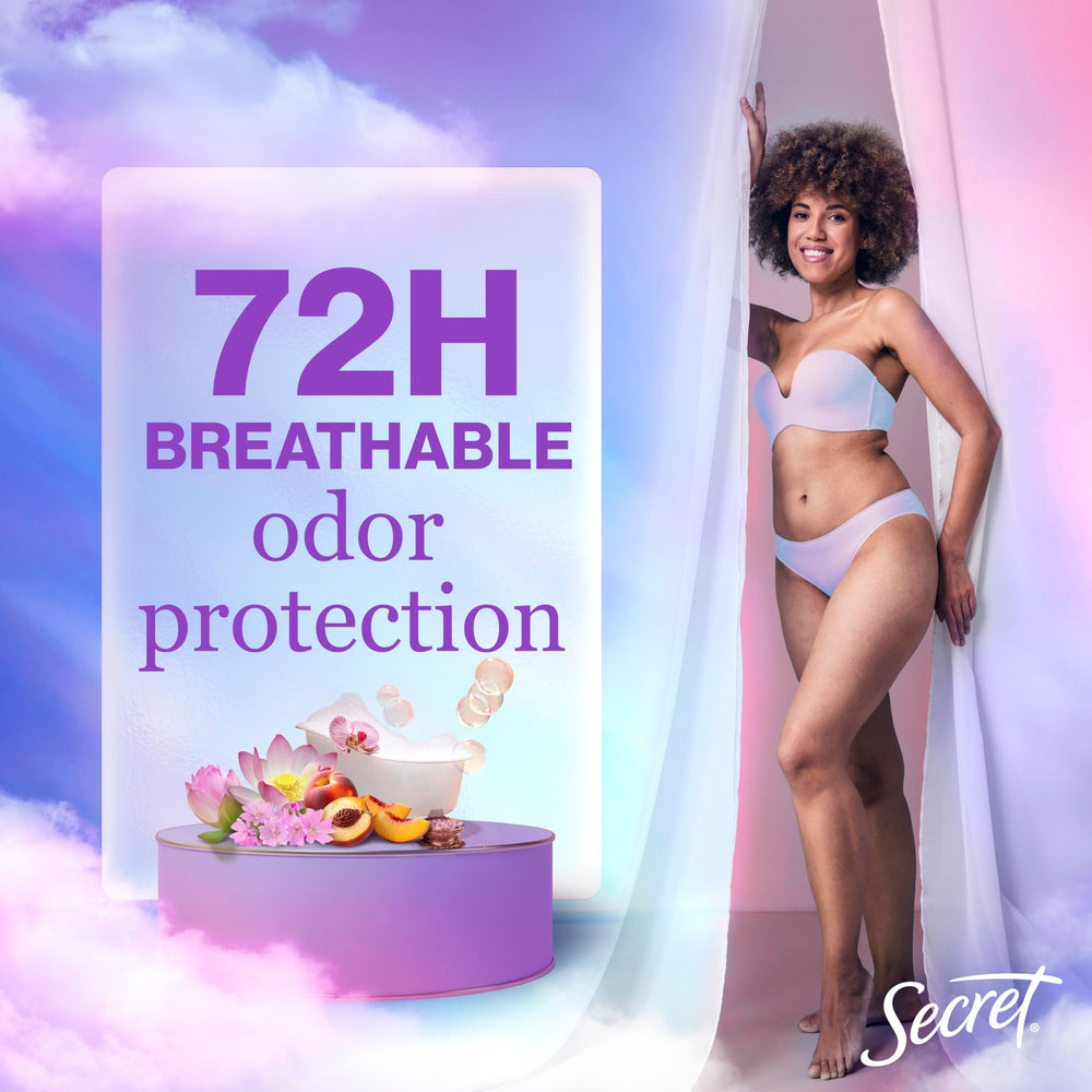 Secret Fresh application swipe demonstrates smooth glide and freshness