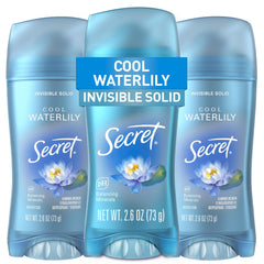 Secret Fresh bottle close-up showing long-lasting freshness.