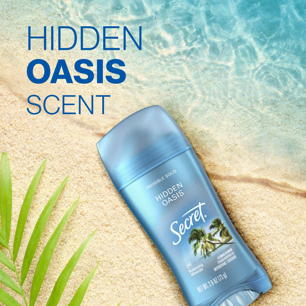 Secret Fresh breathable protection graphic illustrates sweat control.