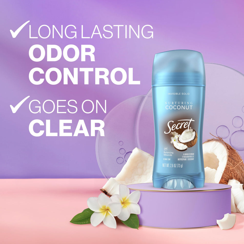 Secret Fresh collection scent bottle highlighting lightweight formula for daily wear.