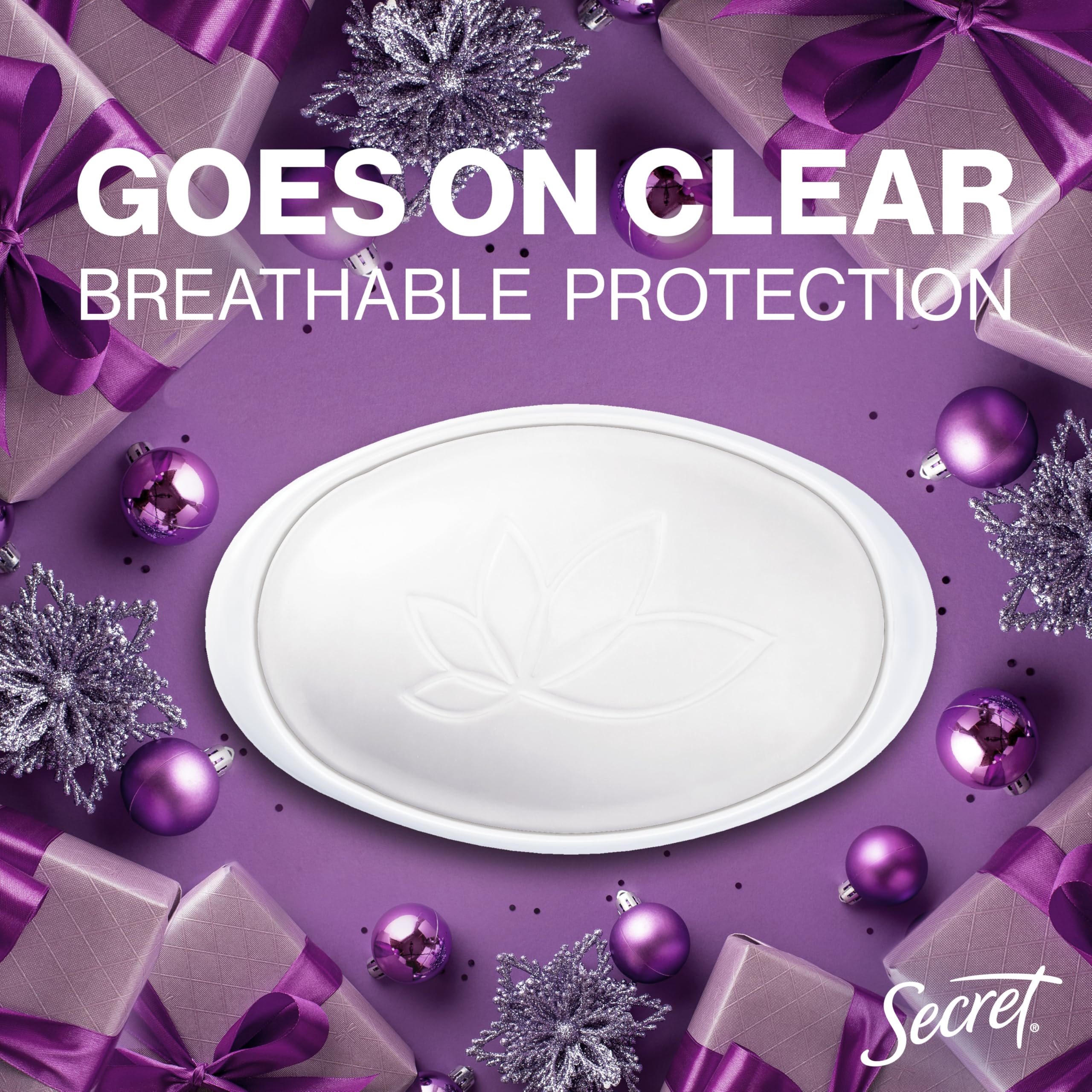 Secret Fresh cruelty-free seal signaling ethical choice and protection.